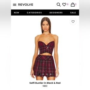 NBD SAFFI TOP & SKIRT SET [REVOLVE/SOLD OUT]